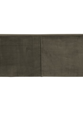 WOOOD Rocco XL sofa - varm grnn polyesterflyel og svart bketre