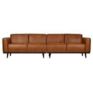 WOOOD Statement 4 pers. sofa - cognac stof