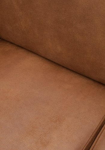 WOOOD Statement 4-manns sofa - konjakkstoff