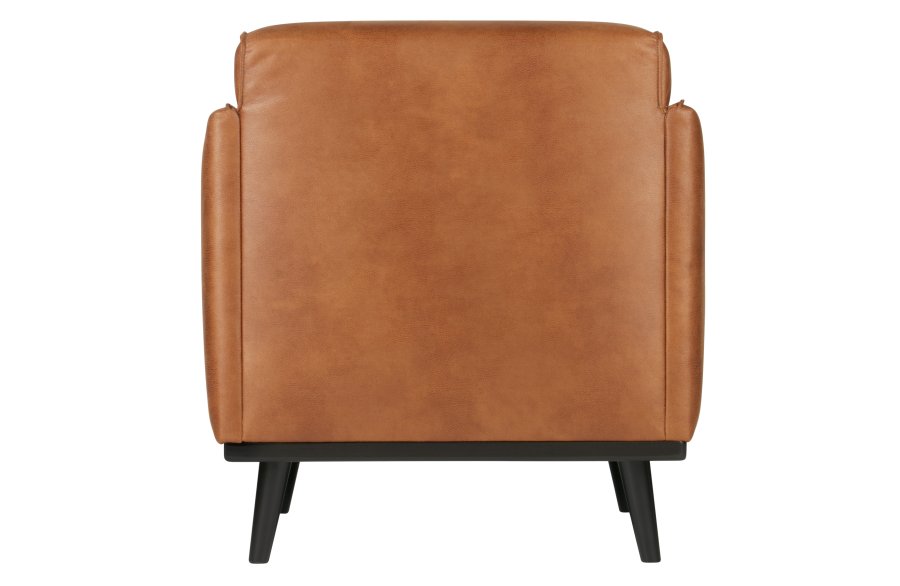 WOOOD Statement lenestol - cognac stoff