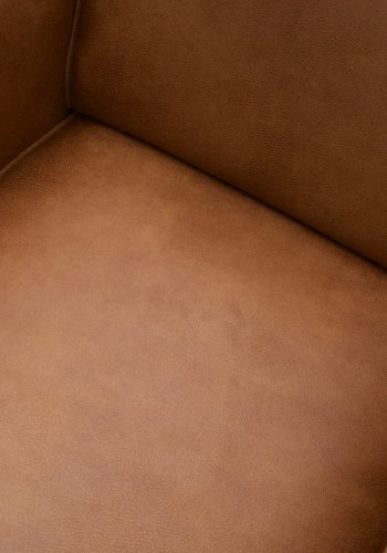 WOOOD Statement lenestol - cognac stoff