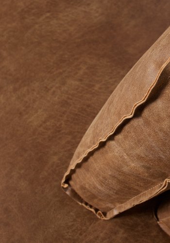 WOOOD Rodeo hjrnesofa, hyre - konjakkstoff