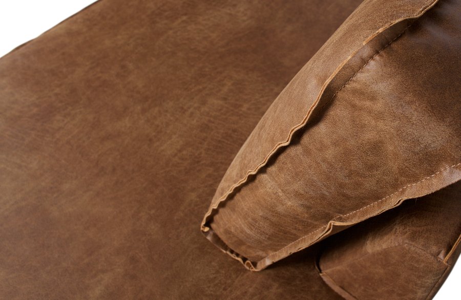 WOOOD Rodeo hjrnesofa, hyre - konjakkstoff