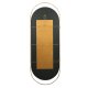 WOOOD Sanou veggspeil, XL, oval - speilglass og antikk messingjern (168x60)