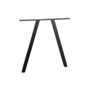 WOOOD Tablo 2-positions Fyrkantigt bordsben för matbord - mattsvart metall