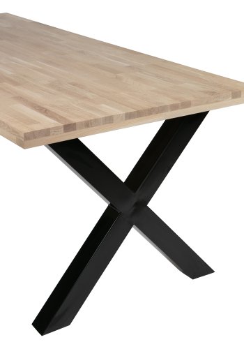 WOOOD Tablo Alkmaar bordben til spisebord - matsort metal