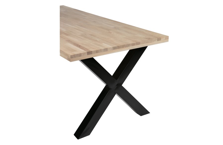 WOOOD Tablo Alkmaar bordben til spisebord - matsort metal