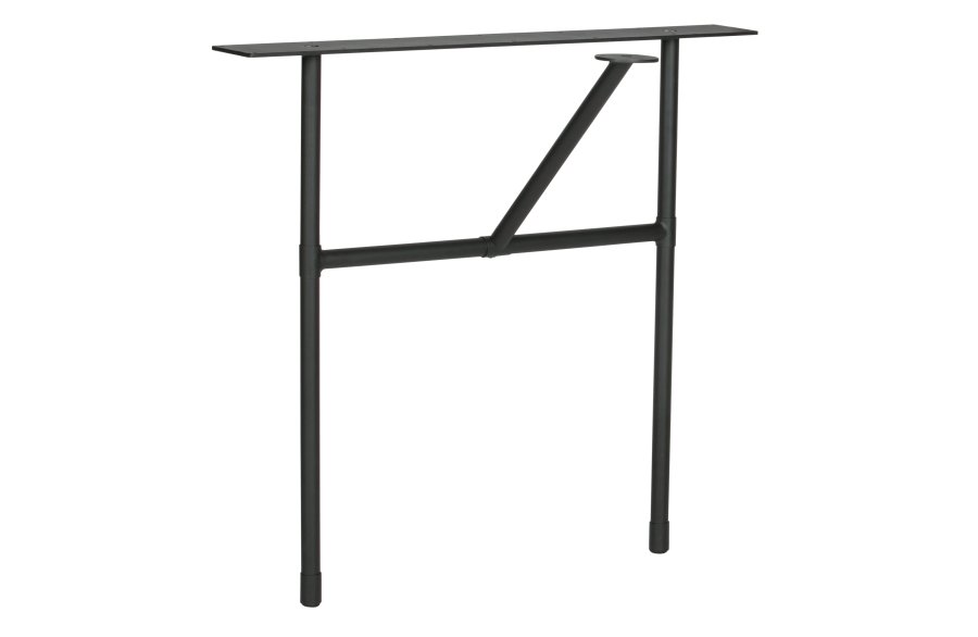 WOOOD Tablo H bordben til spisebord - matt sort metall