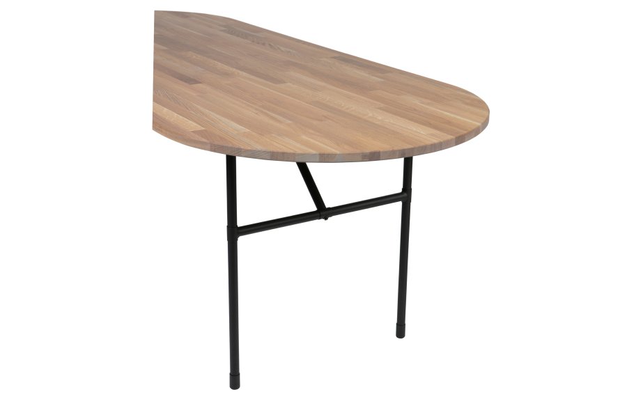 WOOOD Tablo H bordben til spisebord - matt sort metall