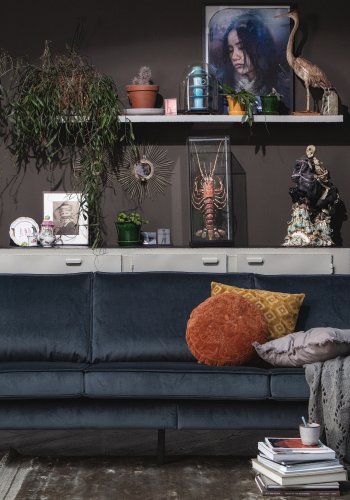 WOOOD Rodeo 3-seters sofa - blgrnn blgrnn flyel