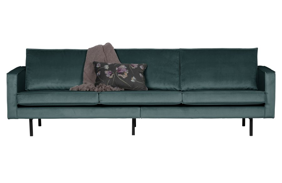 WOOOD Rodeo 3-seters sofa - blgrnn blgrnn flyel