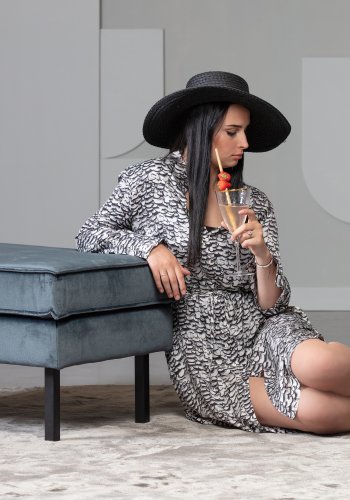 WOOOD Rodeo puff - blgrnn blgrnn flyel (84x54)