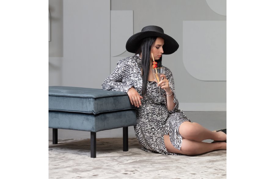 WOOOD Rodeo puff - blgrnn blgrnn flyel (84x54)