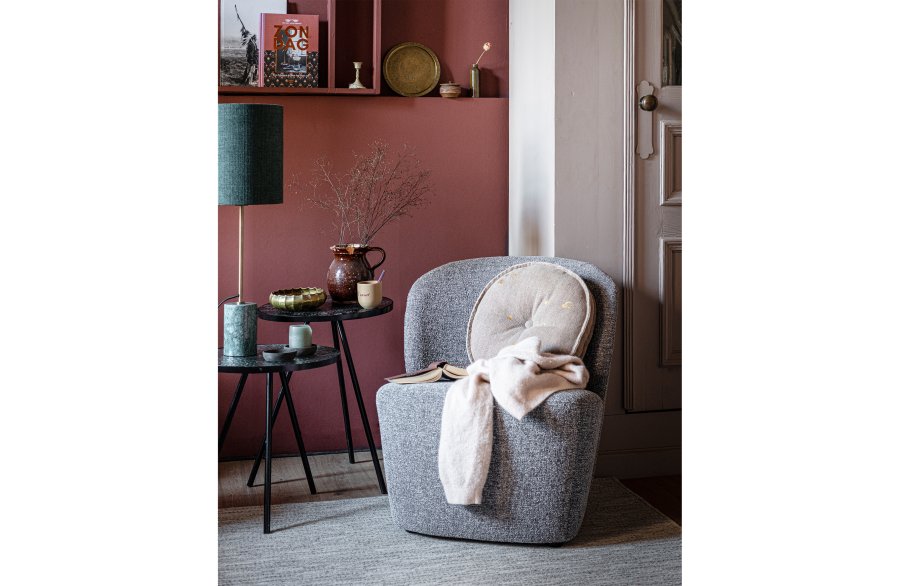 VTWONEN Lofty lenestol - gr blanding polyester