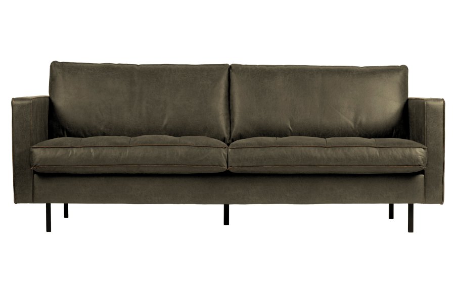 WOOOD Rodeo 2,5 seter sofa - armygrnt stoff