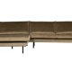 WOOOD Rodeo sofa, med venstre sjeselong - taupe flyel
