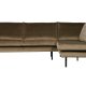 WOOOD Rodeo hjrnesofa, hyre - taupe flyel