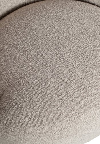 WOOOD Collection svingstol, med armlener - naturlig bouclé-stoff