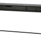 TRE EKSKLUSIV Silas skrivebord, m. 2 skuffer - svart Blacknight brstet ask og metall (140x44)