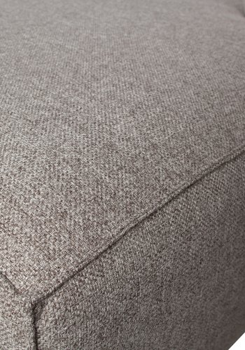 WOOOD EXCLUSIVE Bean hjrnesofa, hyre, inkl. puter - lys gr stoff