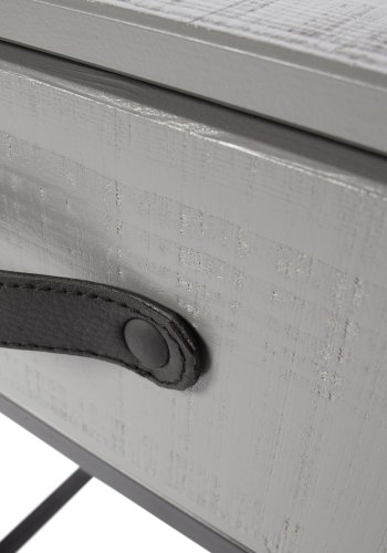 WOOOD Morris nattbord, m. 1 skuff - gr furu (35x35)