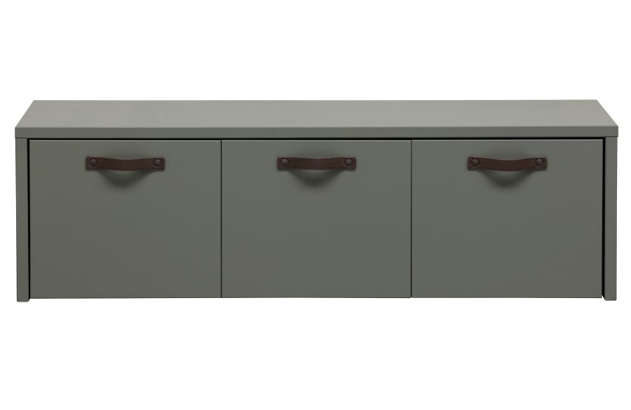 VTWONEN Stage Bunk barnebenk, ekskl. pute, m. 3 skuffer - grnn klebersteinsfuru (120x50)