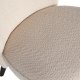 WOOOD Sara lenestol - krem polyester og tre