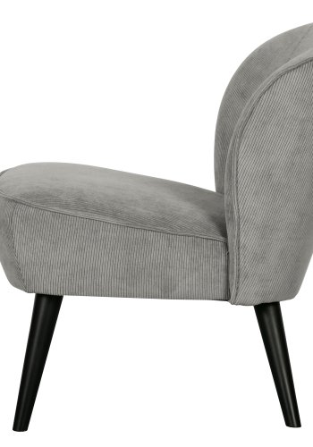 WOOOD Sara lenestol - forvitret grnn polyester/polyamid flyel og tre