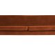 WOOOD Rocco XL sofa - rust polyester flyel og svart bketre