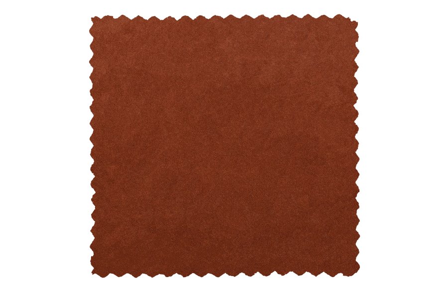 WOOOD Rocco lenestol - rust polyester flyel og svart bketre