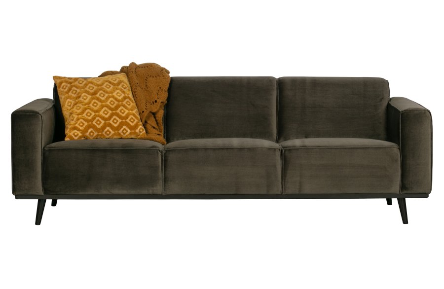 WOOOD Statement 3-seters sofa - varm grnn flyel