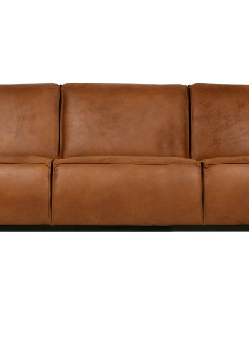 WOOOD Statement 3-seters sofa - konjakkstoff