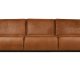WOOOD Statement 3-seters sofa - konjakkstoff