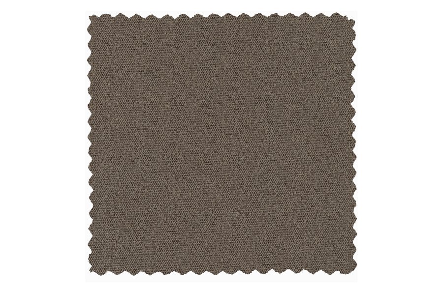 WOOOD Admit spisebordstol - nougatfarget bouclé polyester og sort metall