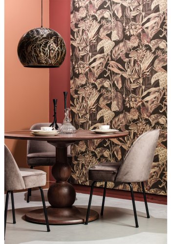 WOOOD Blanco spisebord, rundt - valnttfarget mangotre (120)