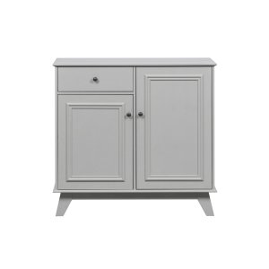 WOOOD Lily skp, w. 2 luckor, 1 lda och tv hyllplan - varmgr furu