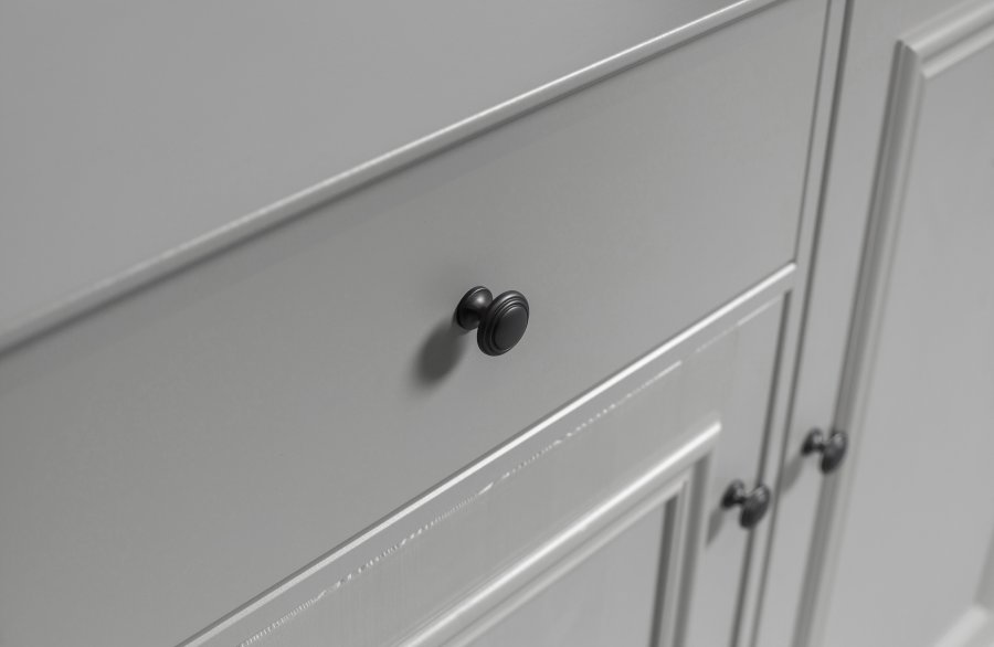 WOOOD Lily skap, m. 2 drer, 1 skuff og to hyller - varm gr furu