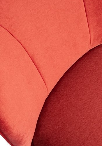 WOOOD Sara lenestol - bringebrrd polyesterflyel og tre