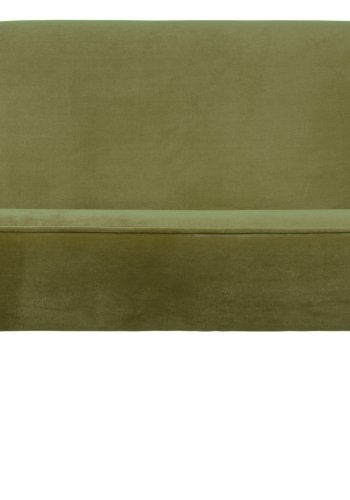 WOOOD Sara liten sofa - armygrnn polyesterflyel og tre