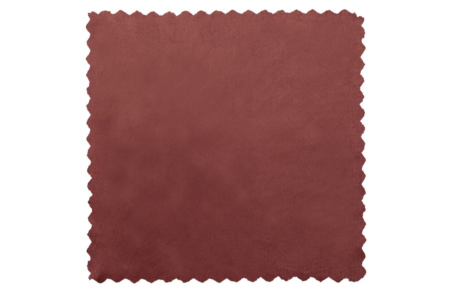 WOOOD Vogue lenestol - rdbrun flyelspolyester og svart metall