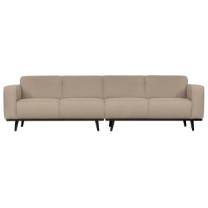 WOOOD Statement 4 pers. sofa - beige bouclé vvet stof