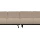 WOOOD Statement 4-seters sofa - beige bouclé vevd stoff