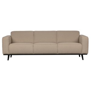 WOOOD Statement 3 pers. sofa - beige bouclé vvet stof
