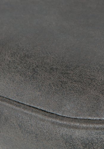 WOOOD Vogue barstol, m. rygln og fodsttte - sort stof og sort metal