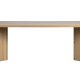 VTWONEN Vinkel spisebord, rektangulrt - naturlig eikefiner (220x90)