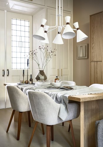 VTWONEN Vinkel spisebord, rektangulrt - naturlig eikefiner (220x90)