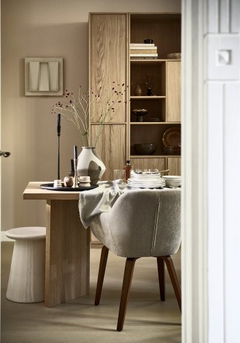 VTWONEN Vinkel spisebord, rektangulrt - naturlig eikefiner (220x90)