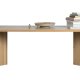 VTWONEN Vinkel spisebord, rektangulrt - naturlig eikefiner (220x90)