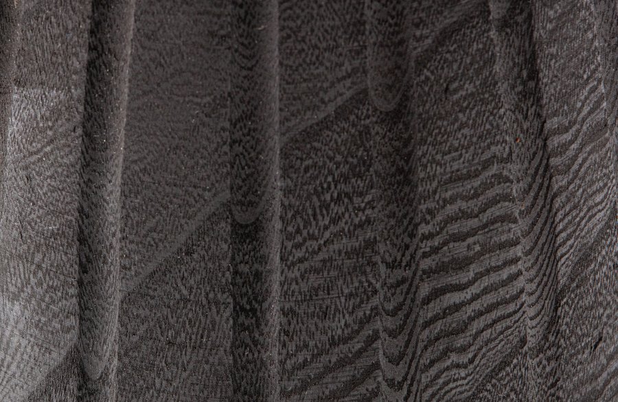 WOOOD Borre krakk, rund - svart paulownia-tre (28)