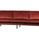 WOOOD Rodeo 3-seters sofa - kastanje flyel